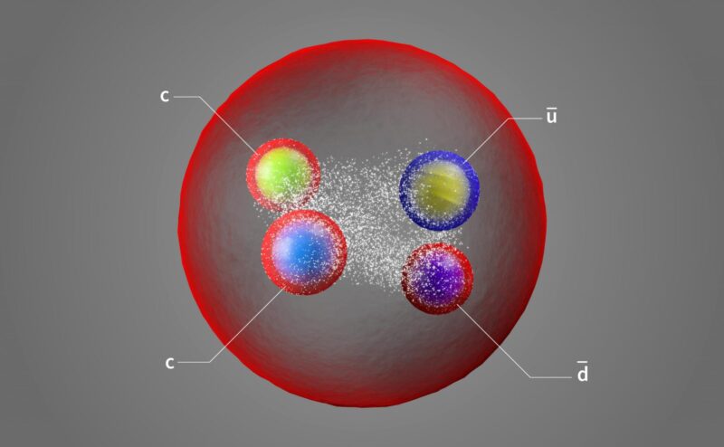 Deux fois plus de charme : une particule exotique à longue durée de vie découverte dans un grand collisionneur de hadrons