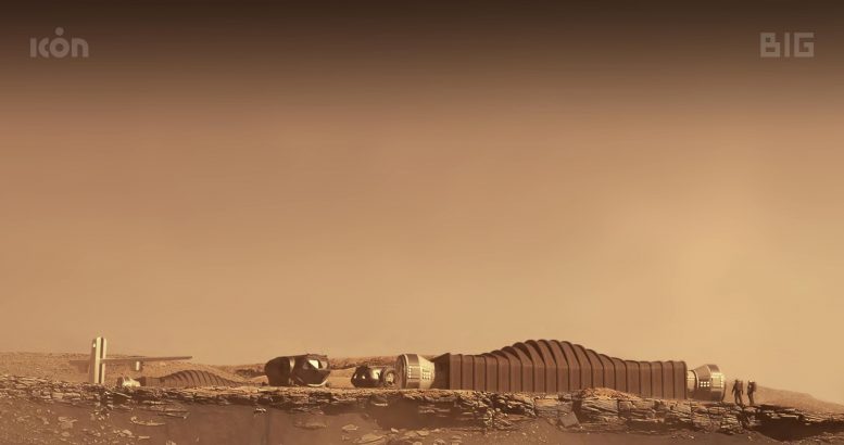 Rendu conceptuel de Mars Dune Alpha