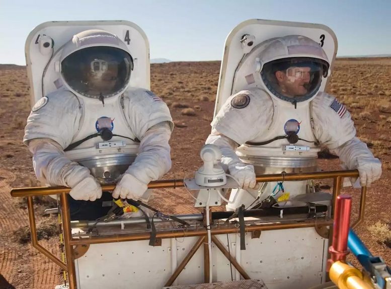 Exercice sur Mars simulé par les astronautes