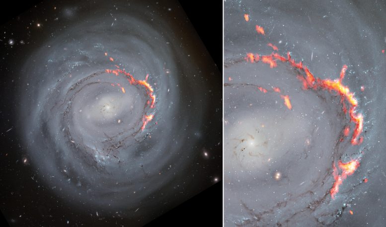 Composite côte à côte NGC4921