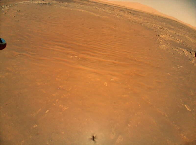 L'hélicoptère Ingenuity Mars de la NASA repère Perseverance Rover d'en haut – pouvez-vous le voir ?