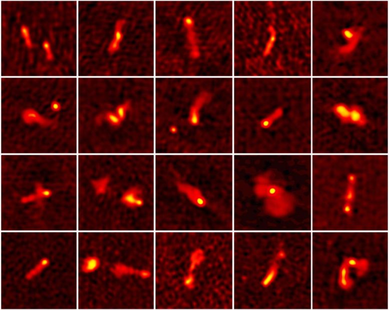 Des galaxies radio alimentées par un trou noir découvertes par VLASS