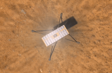 NASA Ingenuity Mars Helicopter Above