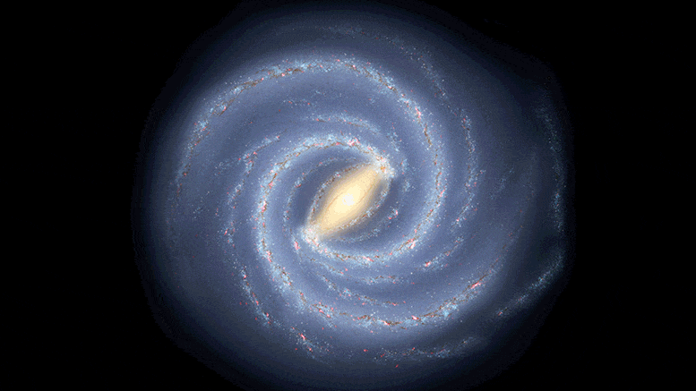 Des astronomes découvrent une "rupture" dans l'un des bras en spirale de la Voie lactée