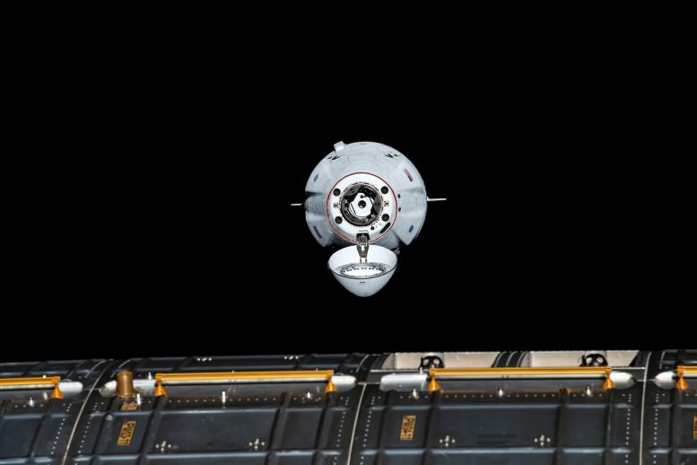 SpaceX Cargo Dragon approche de l'ISS
