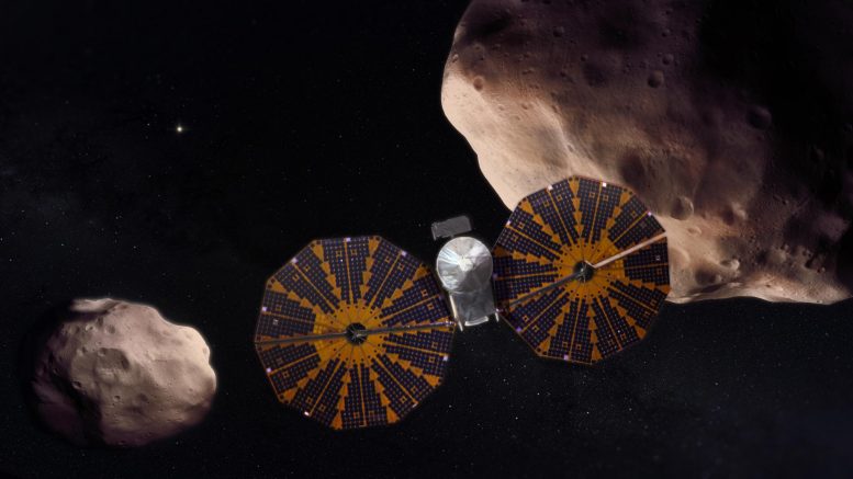 Mission sur l'astéroïde Lucy Trojan