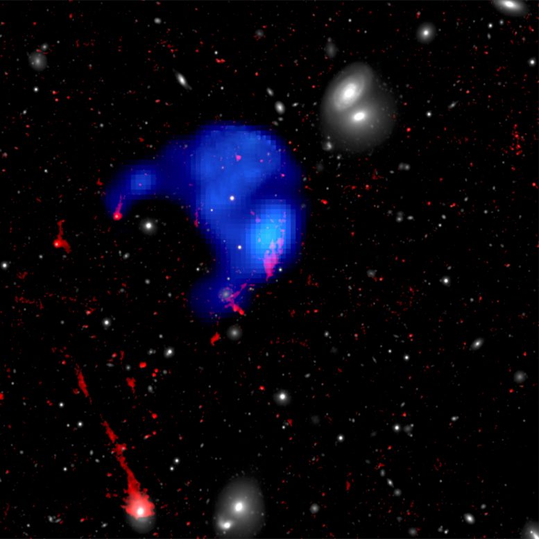 Un nuage orphelin découvert dans Galaxy Cluster