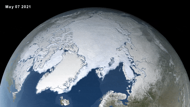 NASA : 2021, la glace de mer d'été arctique est la 12e plus basse jamais enregistrée