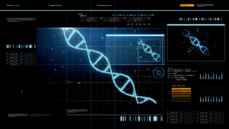 Concept de technologie de l'ADN
