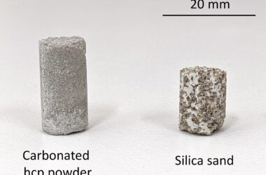 Une solution concrète : le béton recyclé et le CO2 de l'air sont transformés en un nouveau matériau de construction