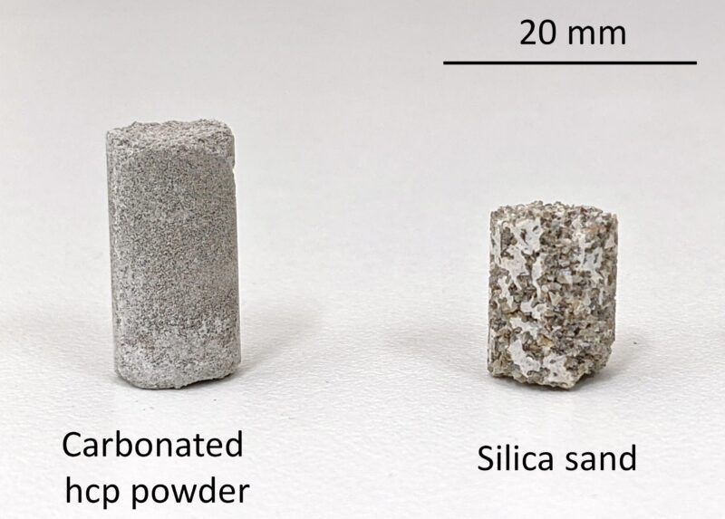 Une solution concrète : le béton recyclé et le CO2 de l'air sont transformés en un nouveau matériau de construction