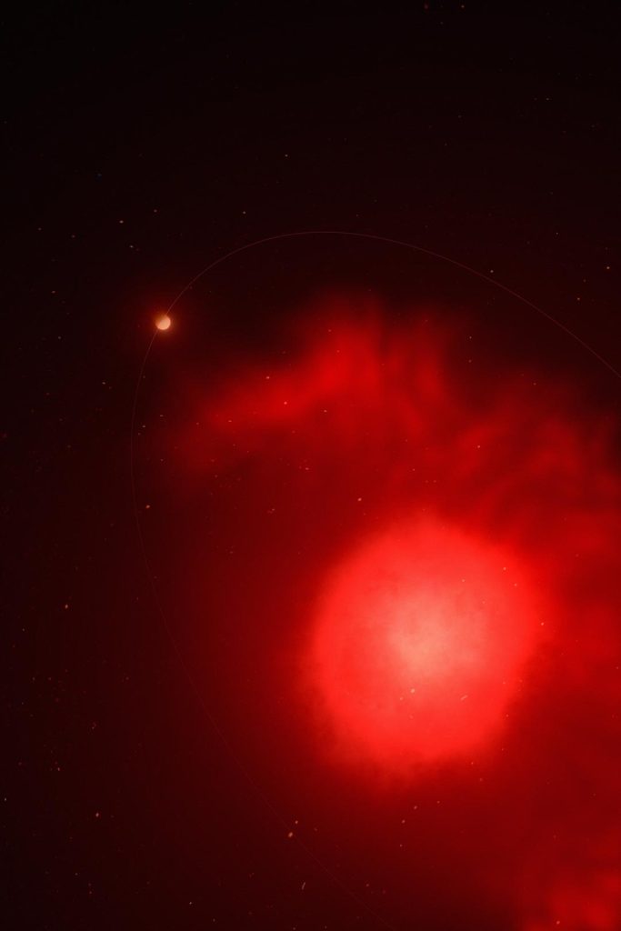 Une planète semblable à Jupiter échappe à la phase explosive de la géante rouge de l'étoile mourante