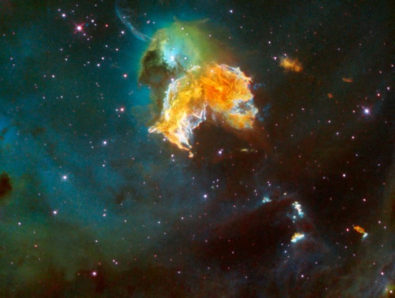 Vestige de supernova LMC N63A