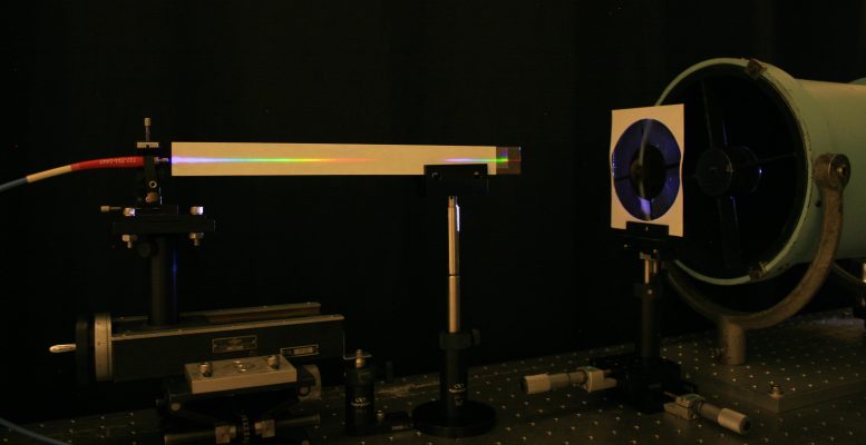 Spectre de lentille holographique