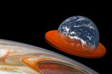 Jupiter Great Red Spot Earth Comparison