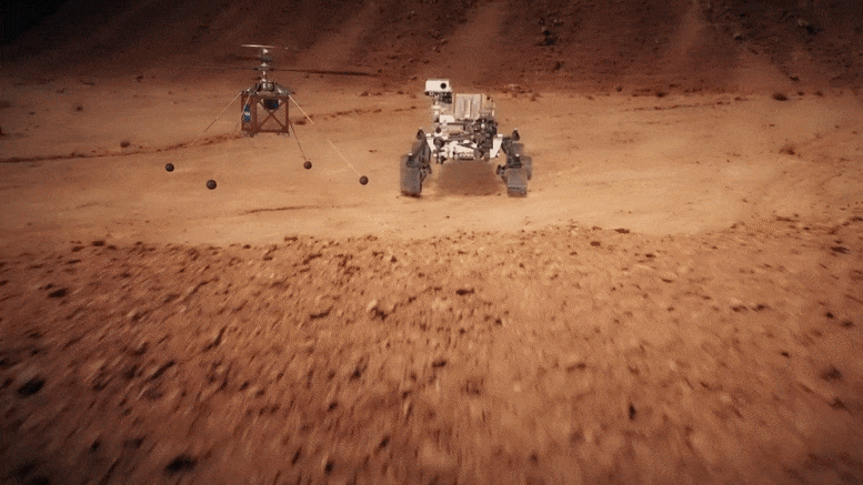 Hélicoptère Mars Ingenuity de la NASA