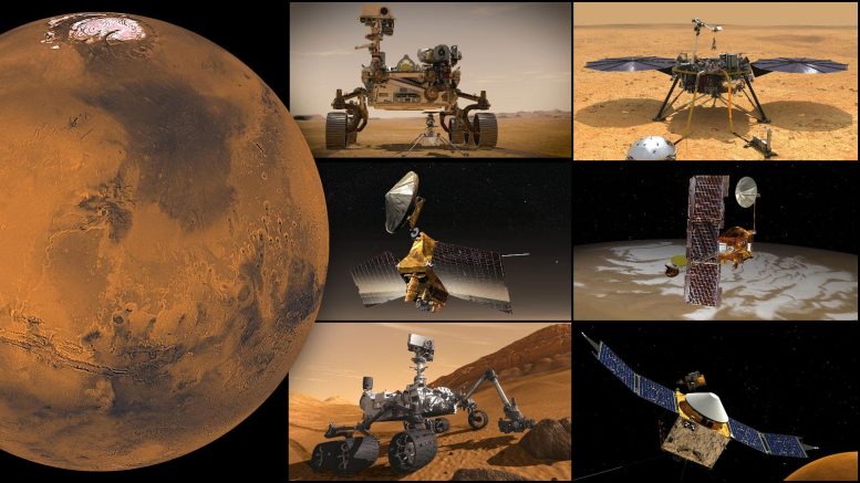 Les missions martiennes de la NASA