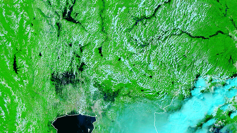 De superbes images satellites montrent la Thaïlande submergée par les inondations de la mousson