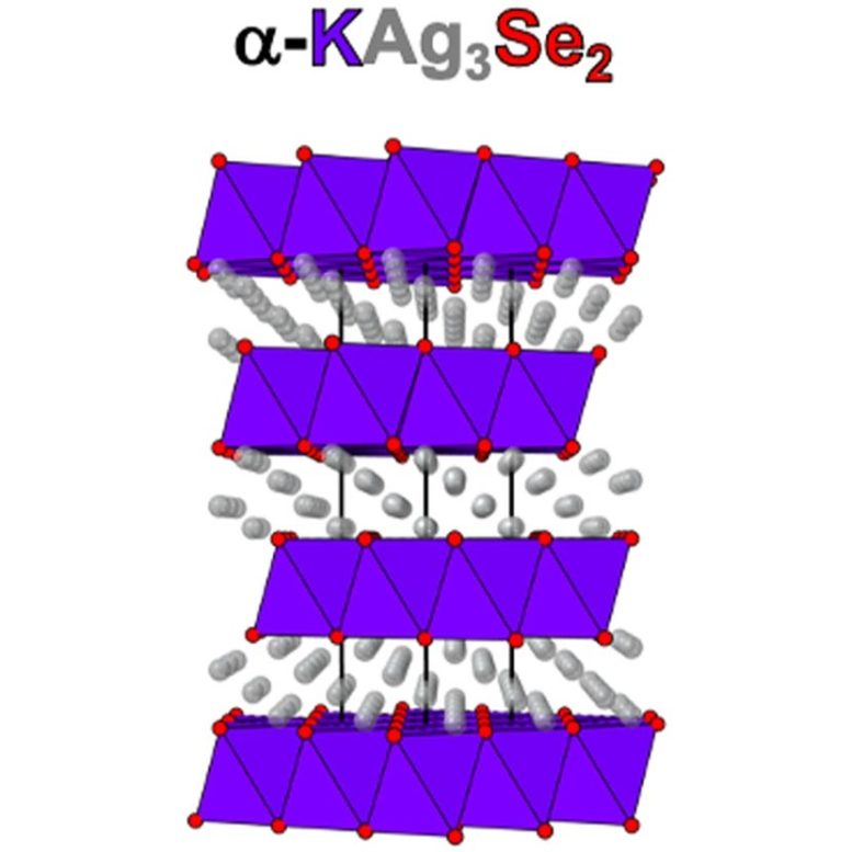 Conducteur superionique 2D à structure atomique à quatre couches