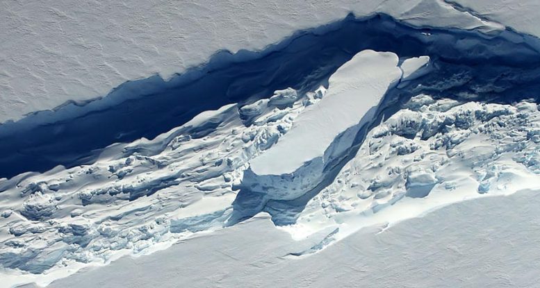 Mélange de glace en Antarctique