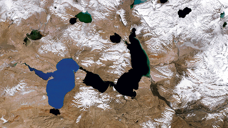 Diminution des glaciers et croissance des lacs à mesure que les températures augmentent sur le plateau tibétain