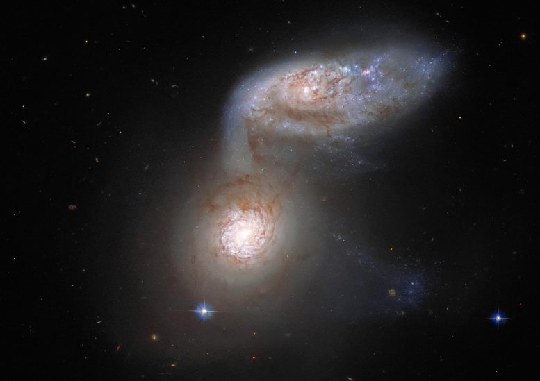 Galaxies en interaction Arp 91