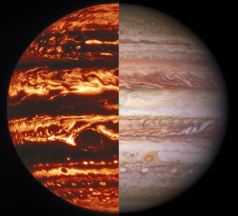 Couche météorologique de formation de nuages ​​de Jupiter