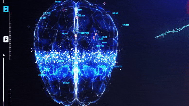Animation du concept de scanner cérébral