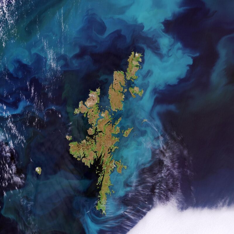 La Terre vue de l'espace : les îles Shetland dans les îles du nord de l'Écosse [Video]