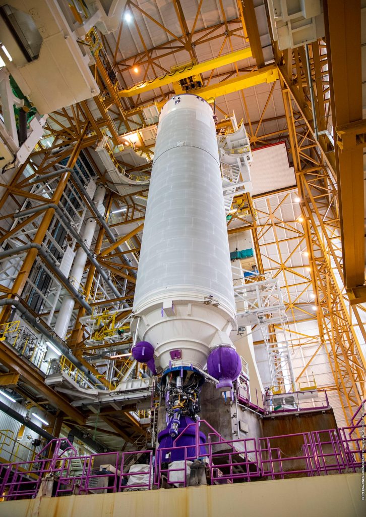 La scène principale Ariane 5 de Webb est prête