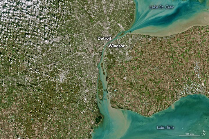 Landsat 9 Détroit