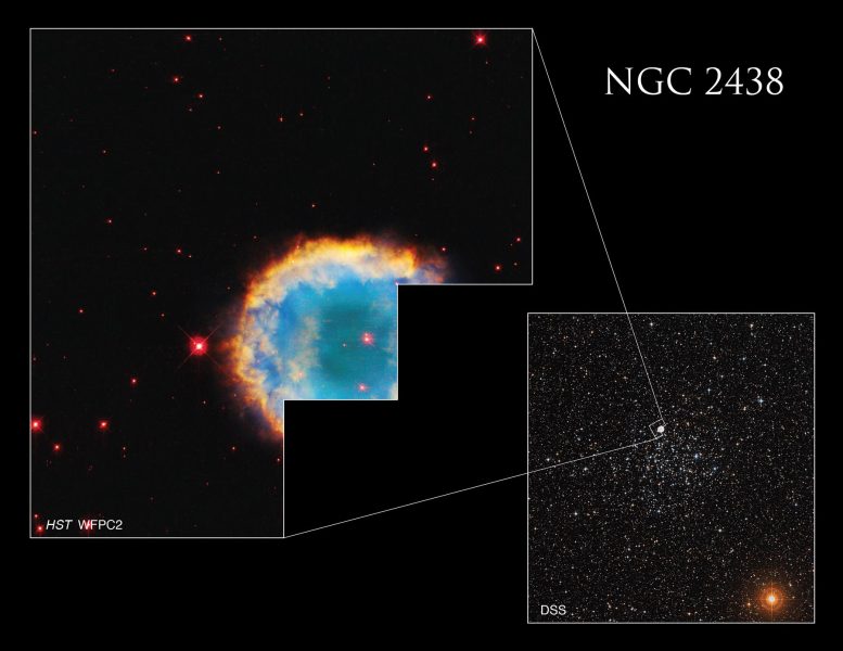 Nébuleuse planétaire NGC 2438 M46