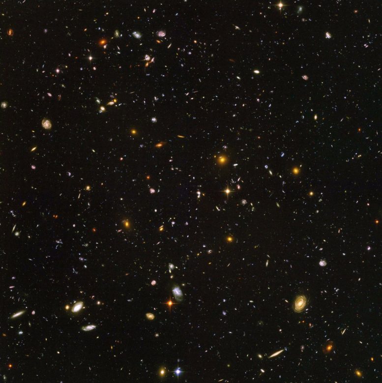 Champ de galaxies ultra profond de Hubble