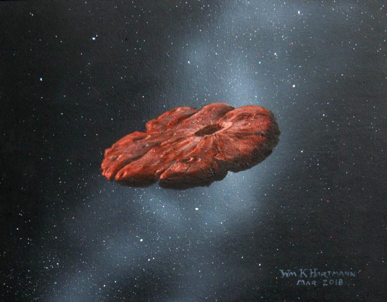 Peinture Oumuamua