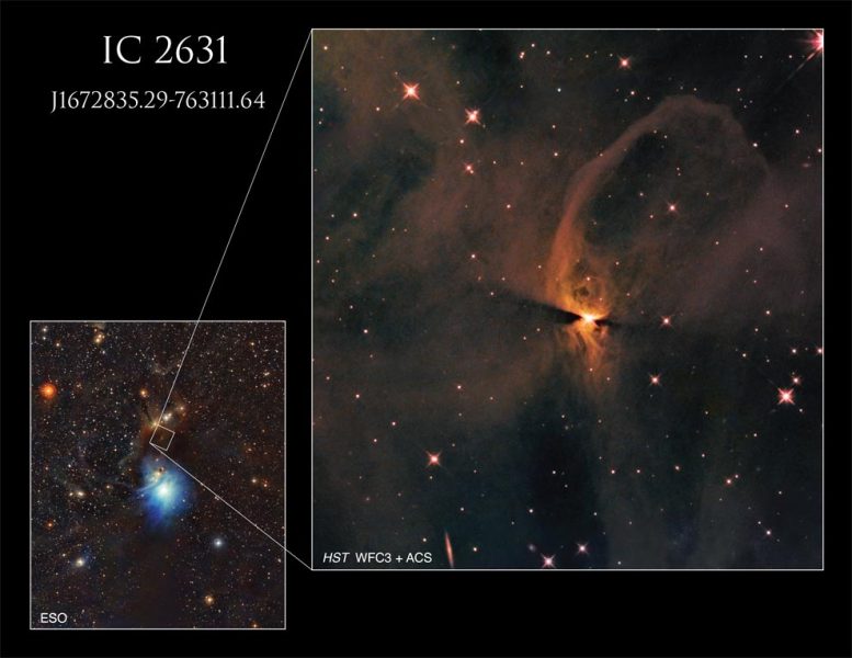 Le Telescope Spatial Hubble Espionne Une Nouvelle Etoile En Incubation Dans Une Nebuleuse Par Reflexion 7zine