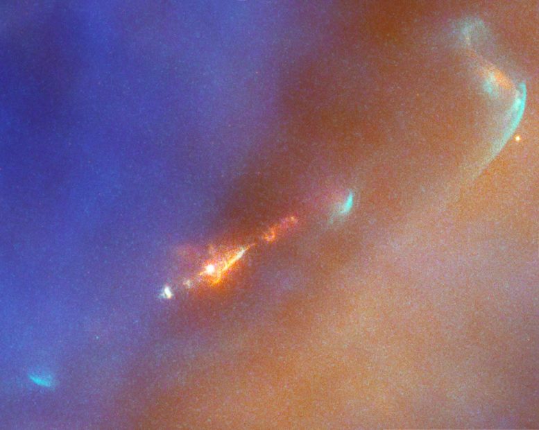 Stellar Jet Running Man Nébuleuse (NGC 1977)