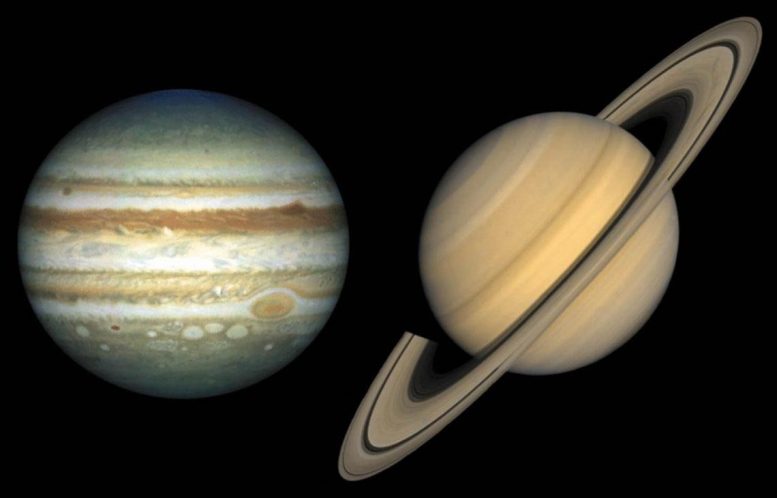 Jupiter et Saturne