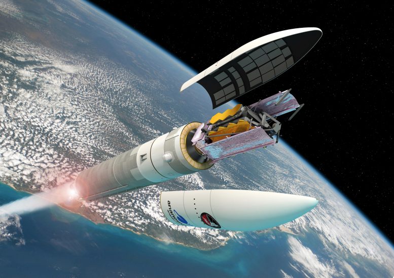 Lanceur Ariane 5 du télescope spatial James Webb