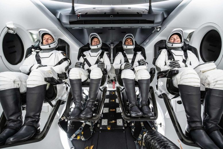 Portrait de l'astronaute SpaceX Crew 3