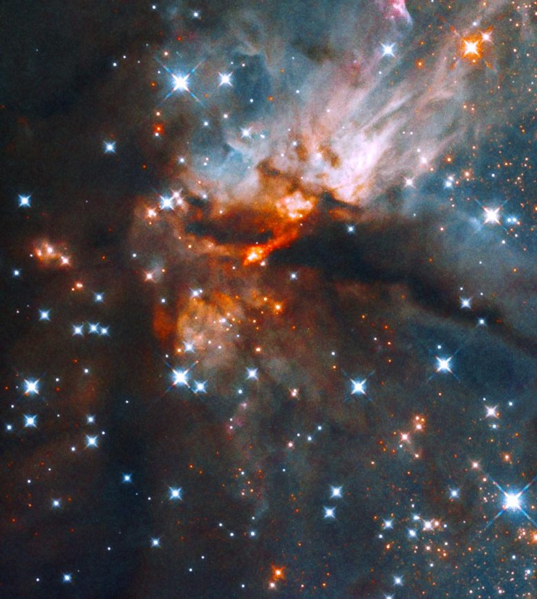 Nébuleuse en formation d'étoiles (G035.20–0.74)