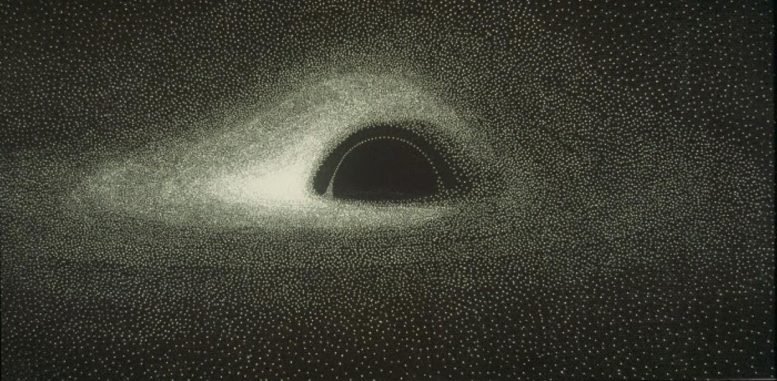 Image de trou noir sphérique