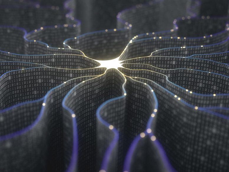 Concept de réseau de neurones d'intelligence artificielle