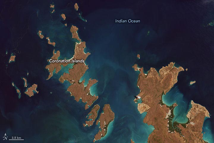 Îles du couronnement Landsat 9