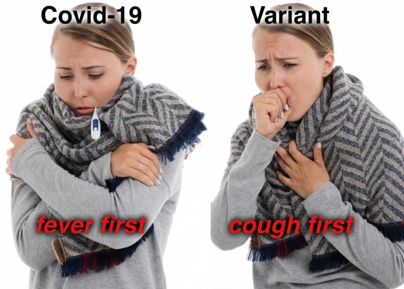 Votre ordre probable de symptômes de COVID-19 dépend de la variante