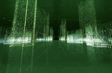 Matrix Hologram City Animation