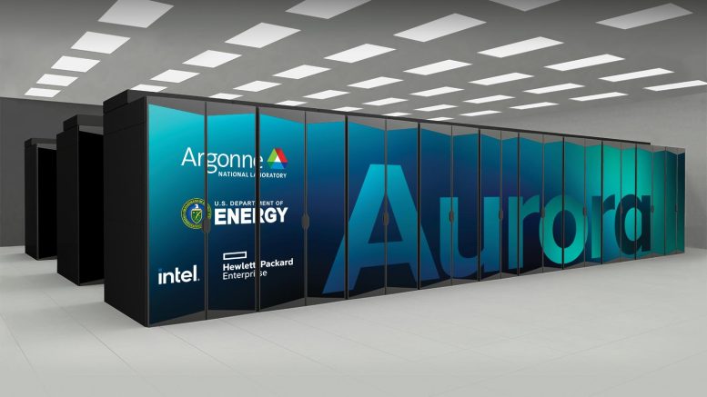 Supercalculateur Aurora DOE Argonne Leadership Computing Facility