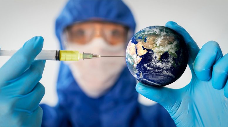 Concept mondial de vaccination