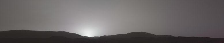 Mastcam Z Premier coucher de soleil martien