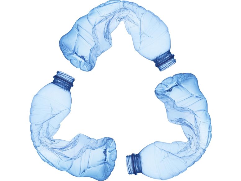 Concept de recyclage du plastique