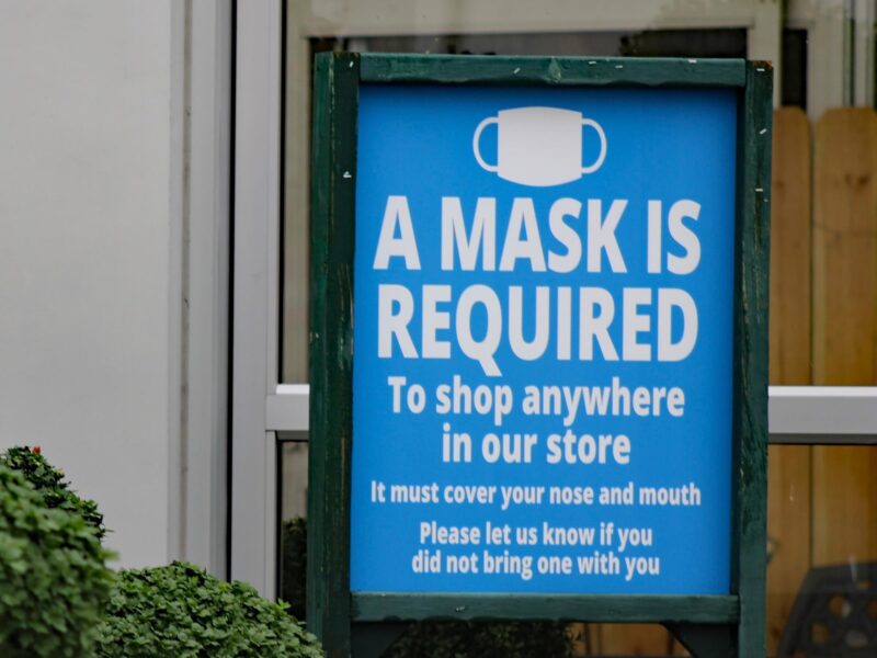 COVID Mask Required Sign